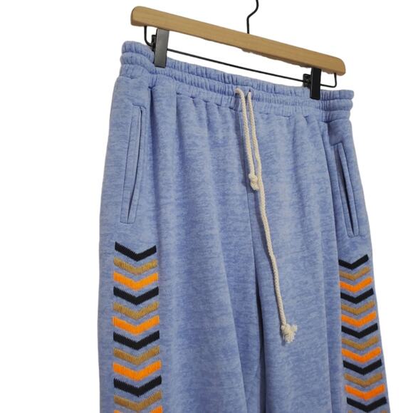 Tasi Malibu | Soft and Cozy Embroidered Arrows Sweatpants with Pockets - Picture 2 of 11